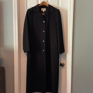 Full Length Hooded Dress Coat